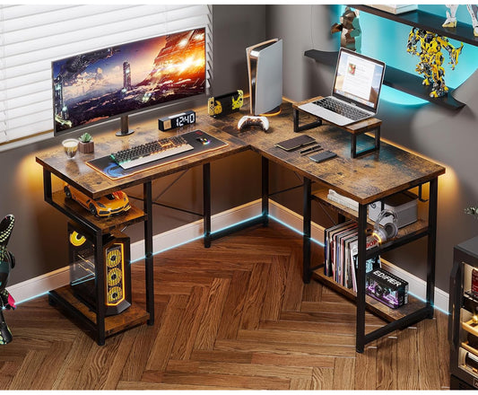 Corner Desk with Storage