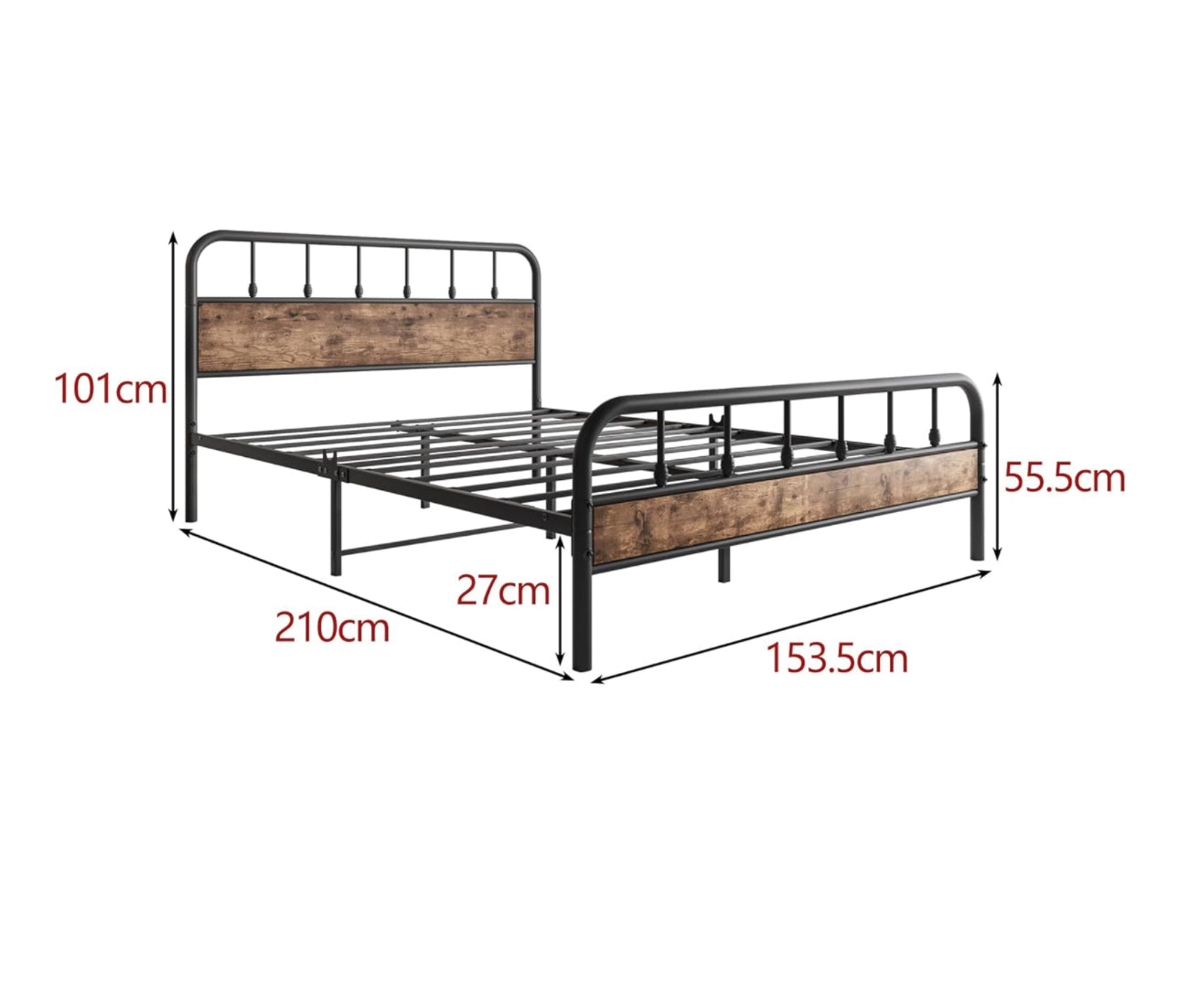 King Size Metal Bed Frame