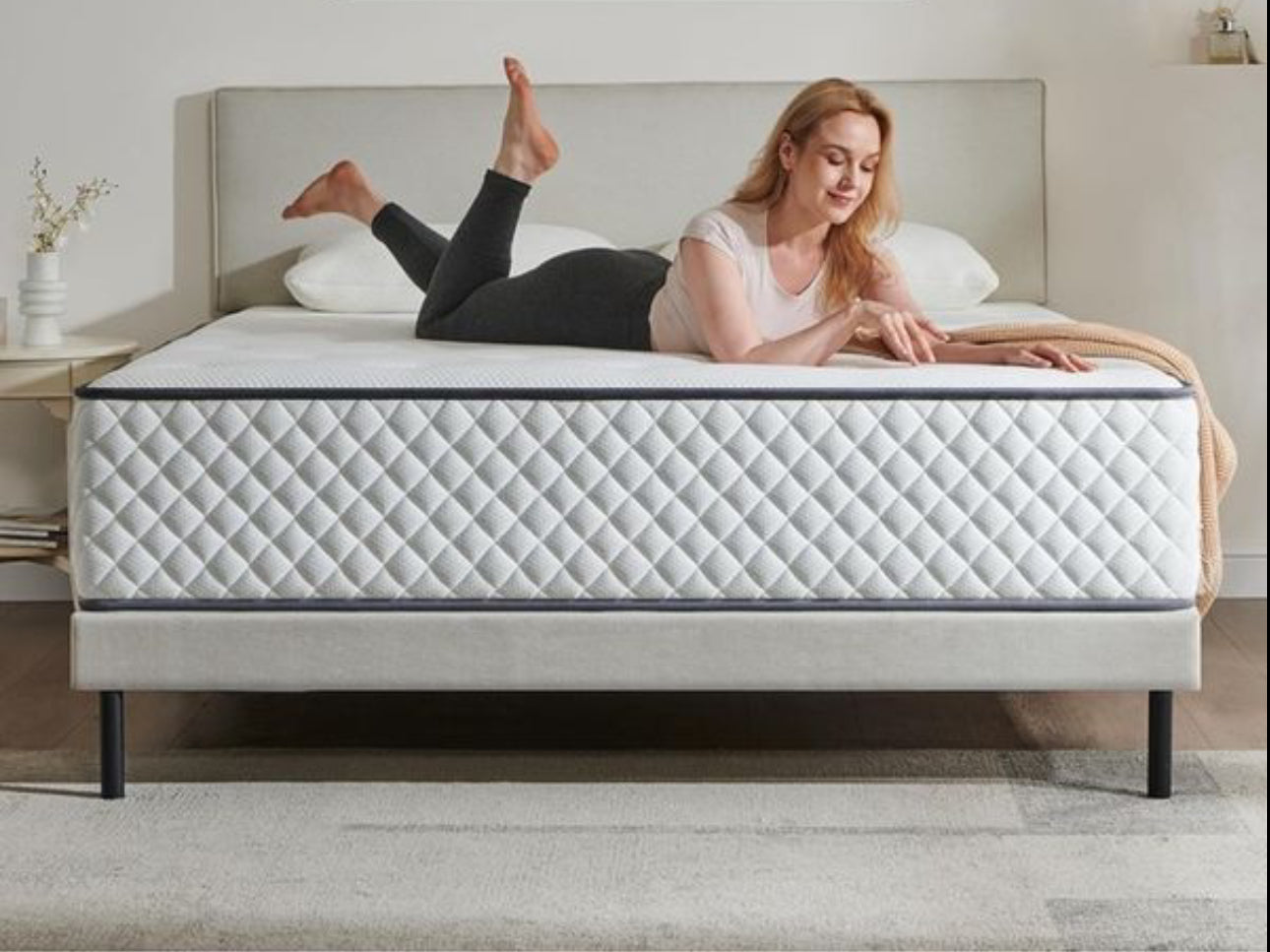 Double Mattress, Hybrid Mattress with 7 Zone Springs