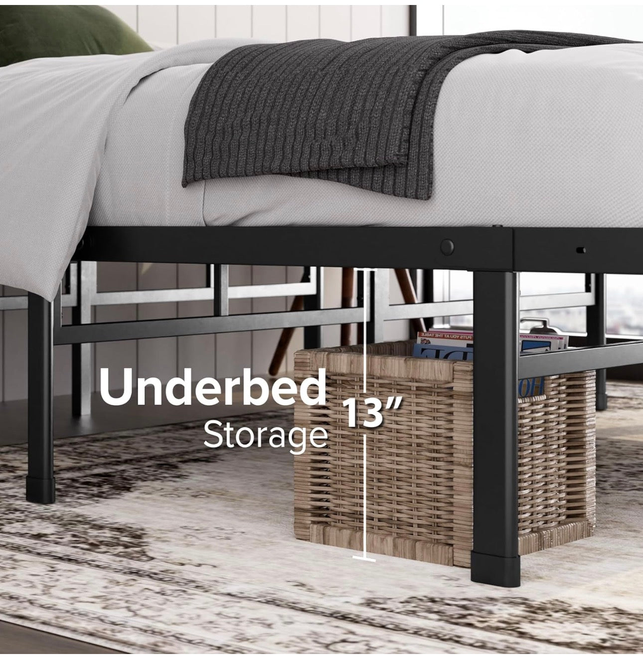 Super King Bed frame - Bed 180x200 cm - 36cm