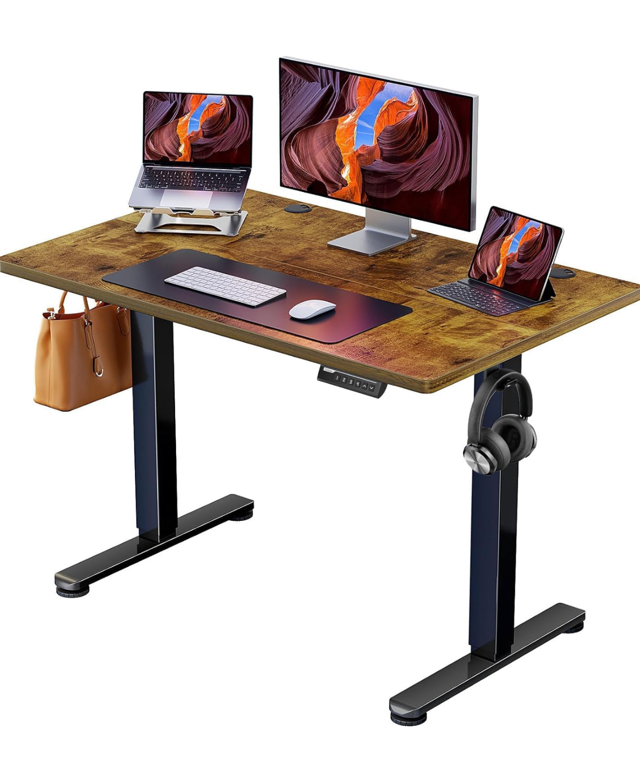 Electric Standing Desk Height Adjustable 100 x 60cm