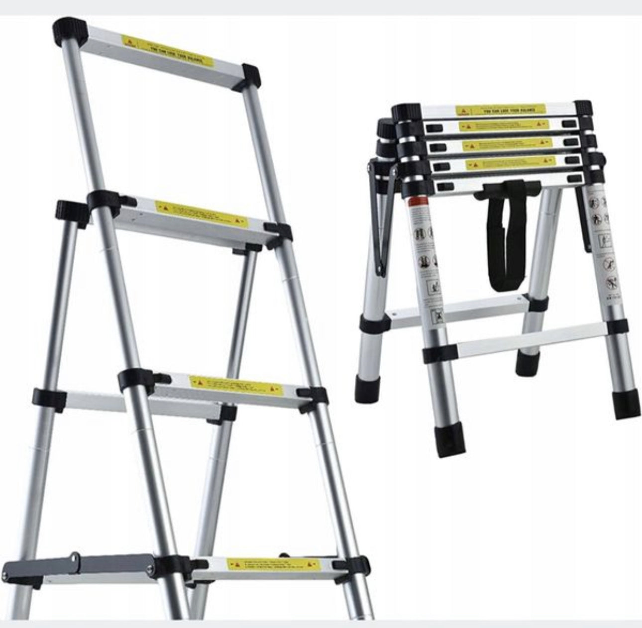 Ladder  1,7 m aluminum up to 150 kg