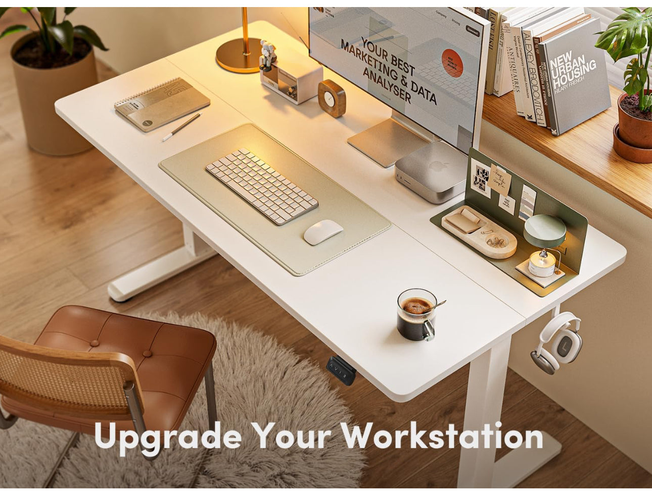 100 x 60 cm, Standing Desk with Memory Control