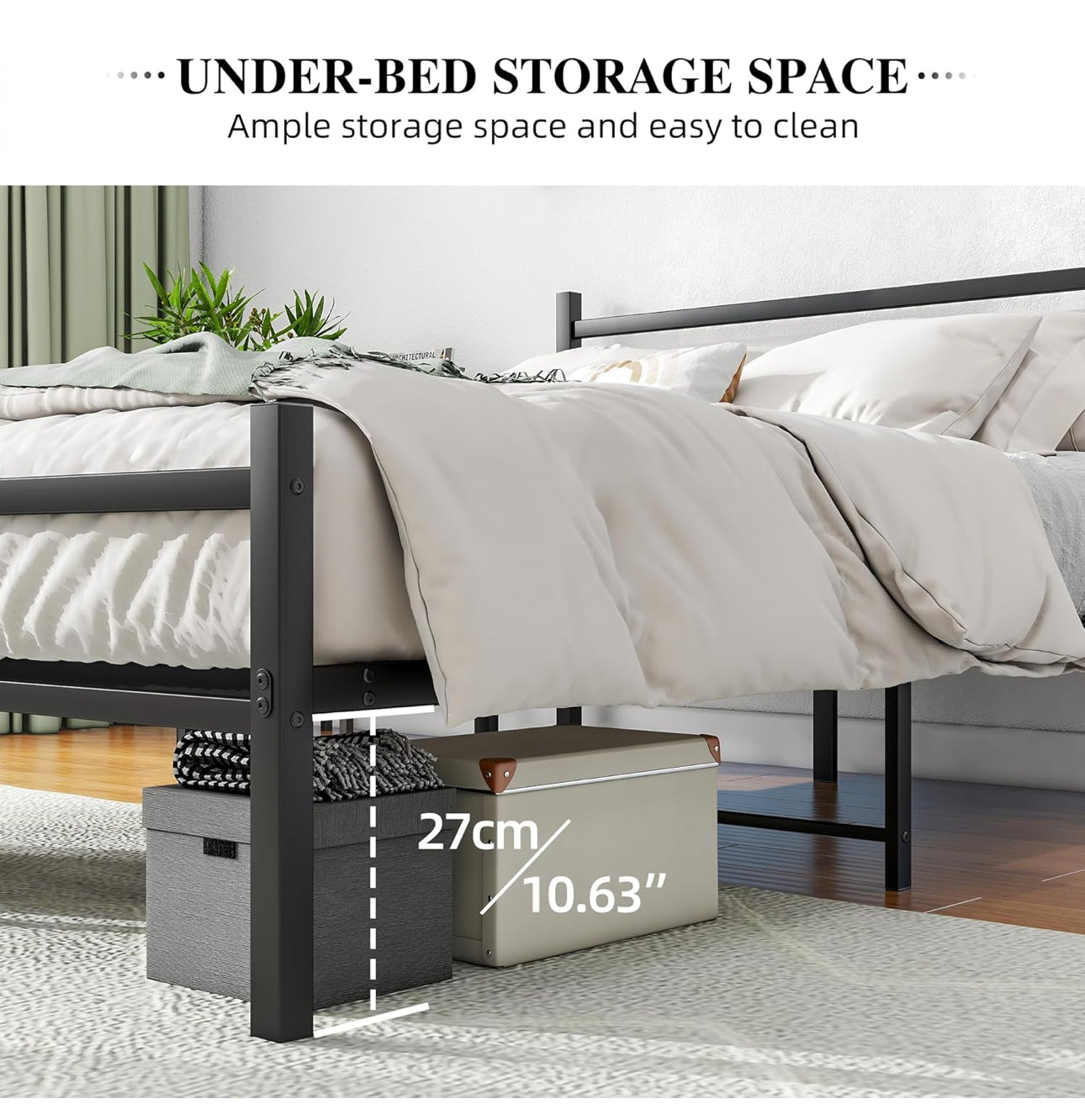 Double Bed Frames Solid Metal Bed Frame Double Bed