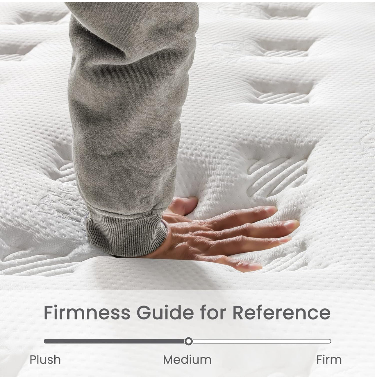 Single Mattress, 9.8 Inch Pocket Sprung Mattress