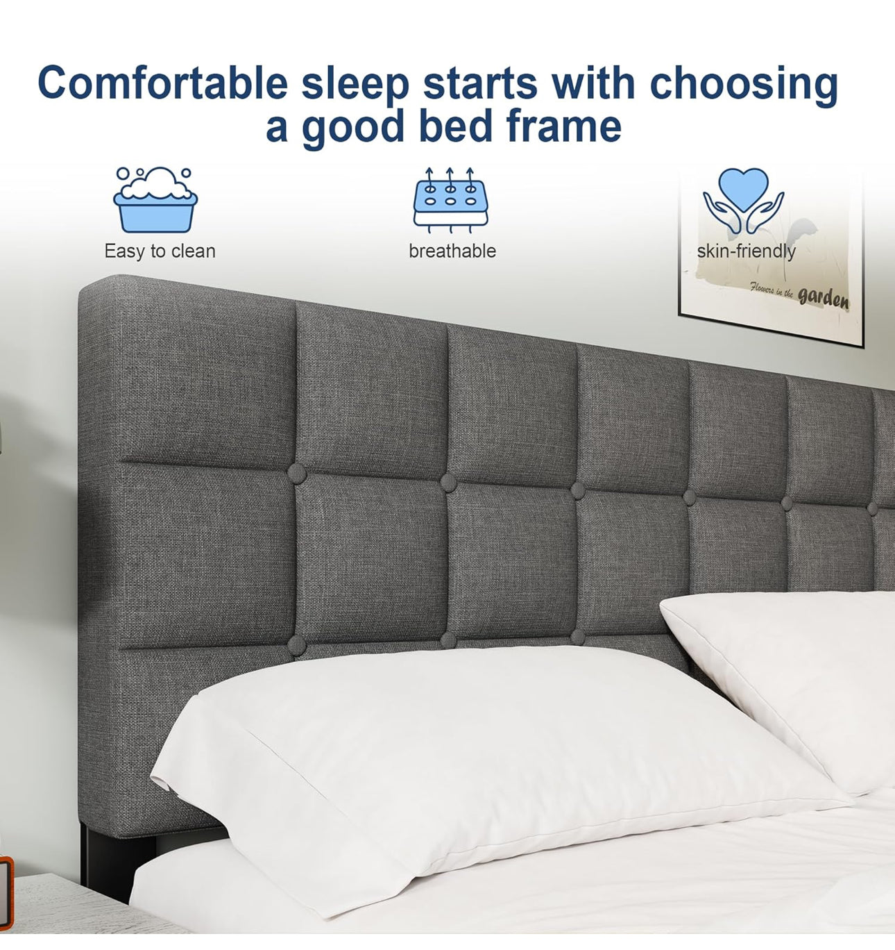 Double Bed Frame with Underbed Storage