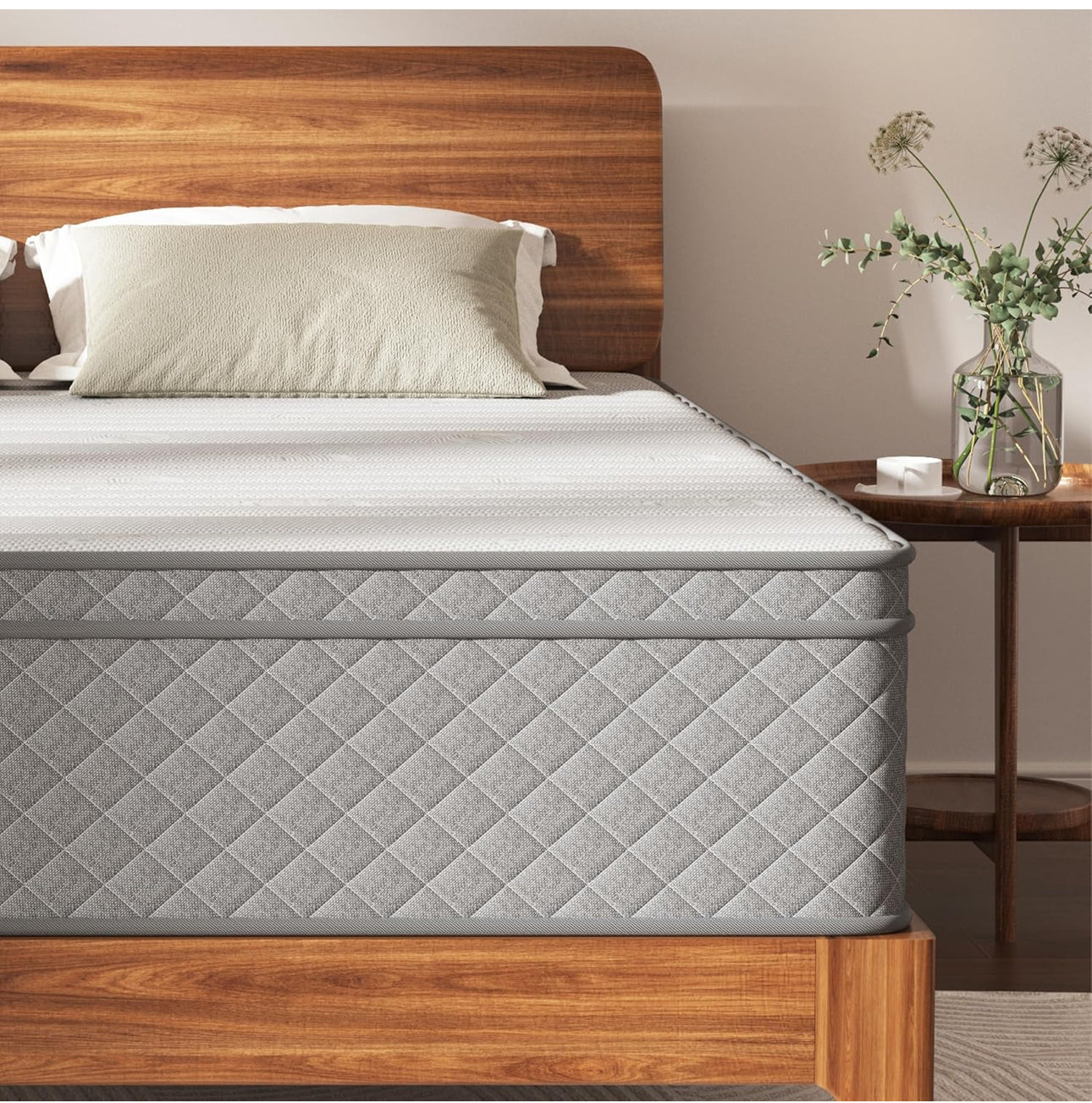 12 Inch King Size Mattress Medium Firm, OEKO-TEX Certified