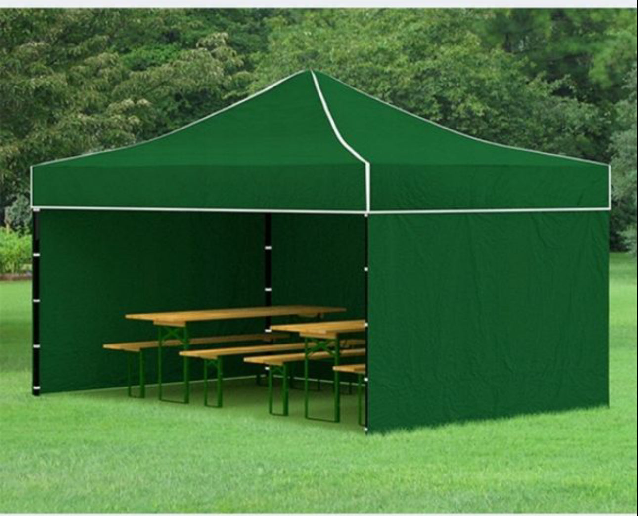 Gazebo 3 x 4.5 m Green