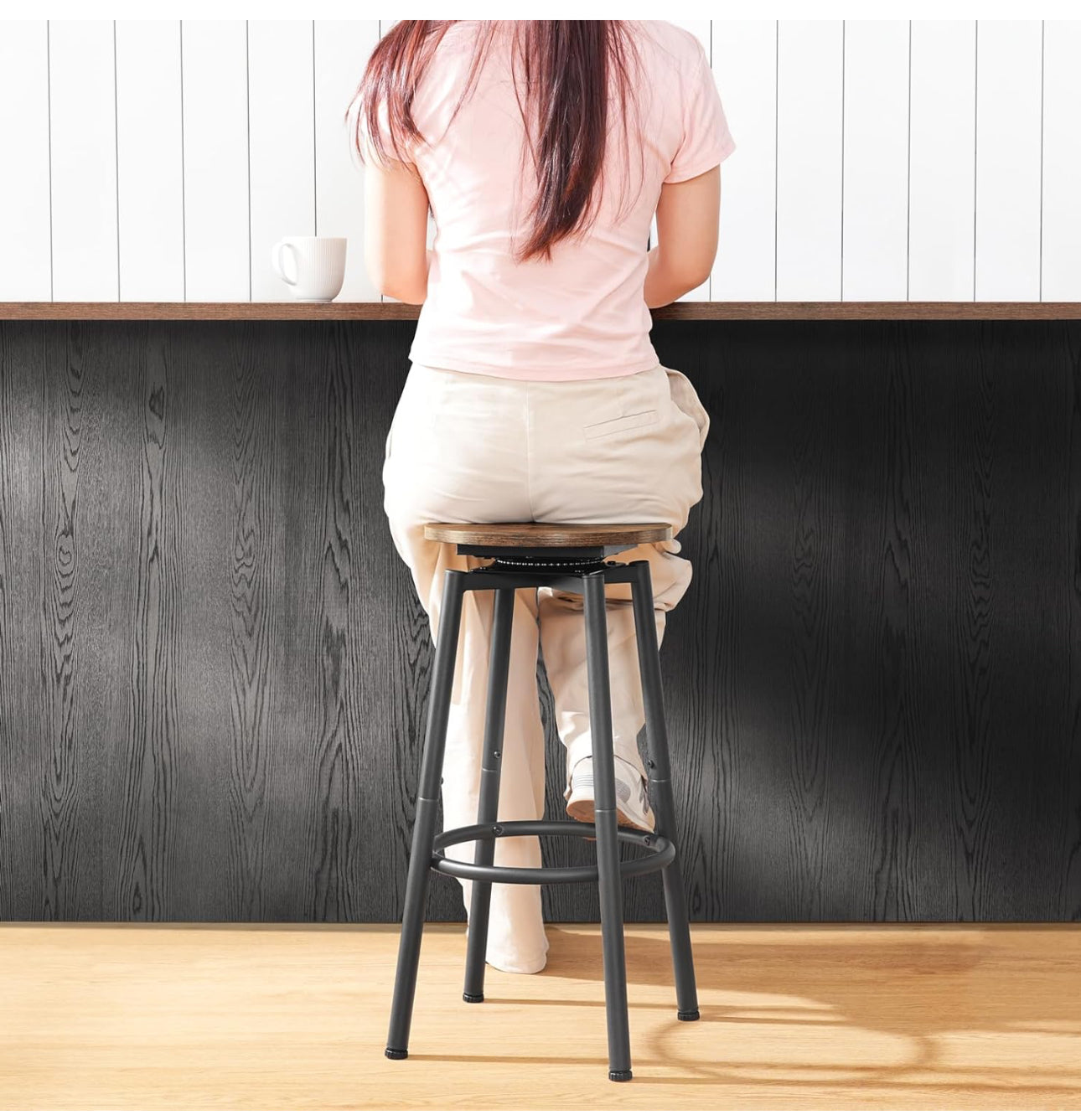 Swivel Bar Stools Set of 4