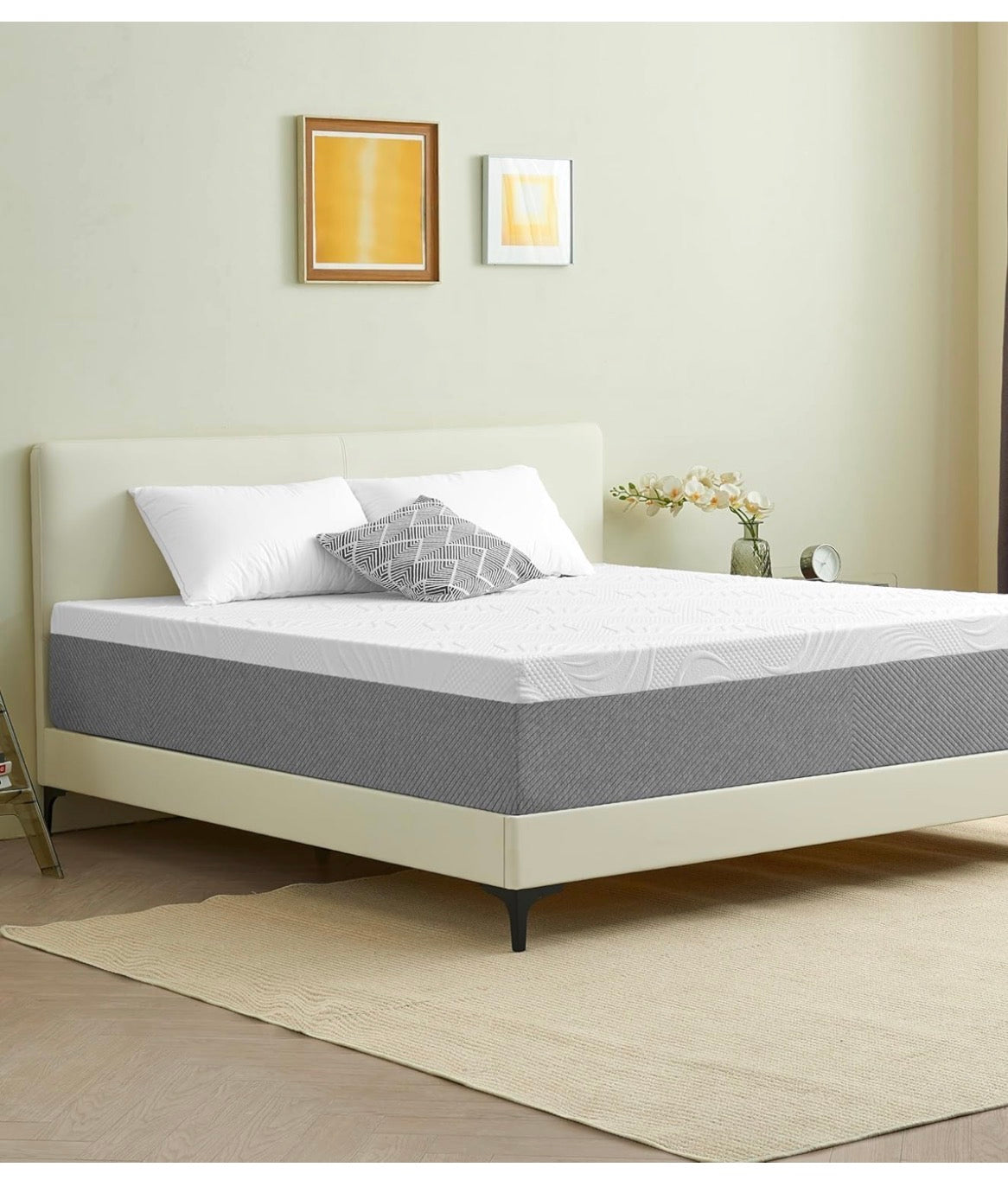 Mattress, 20cm Double Mattresses with Memory Foam and Anti-mite, Breathable, Removable Cover, Mattress in a Box, Edges Support for Sleep Supportive (20cm, Double (135x190)