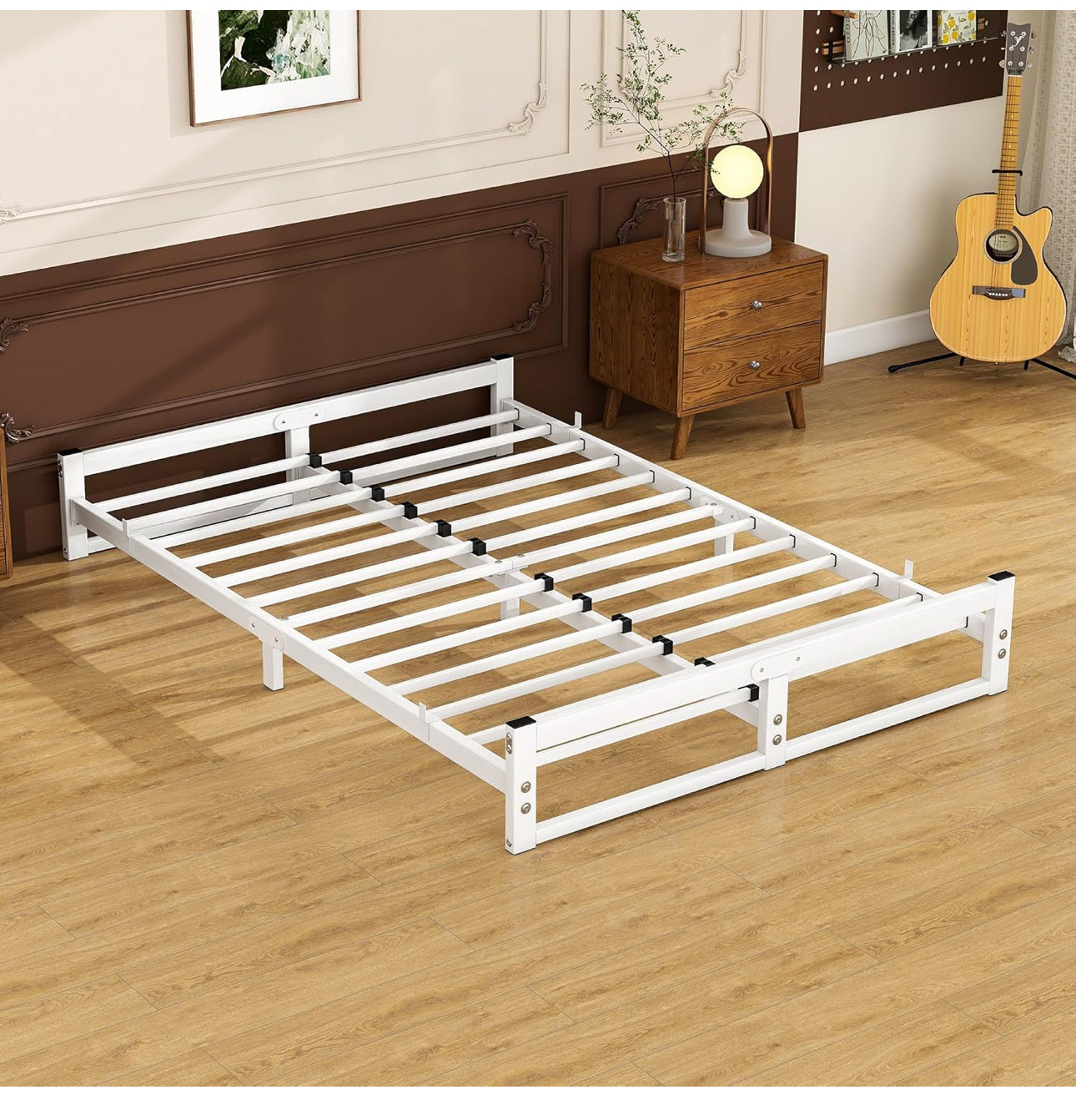 Double Bed Frame,4ft6 Floor Bed Frame