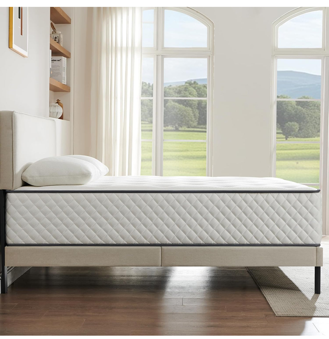 Double Mattress, Hybrid Mattress with 7 Zone Springs