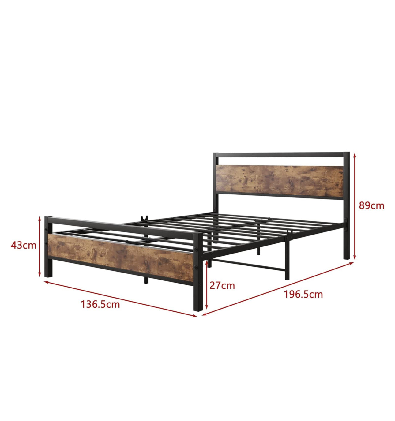 Double Bed Metal