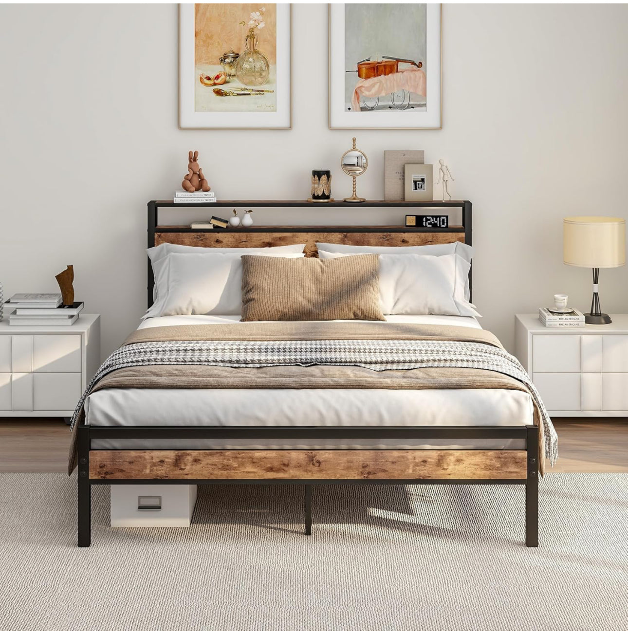 King Size Bed Frame with Storage