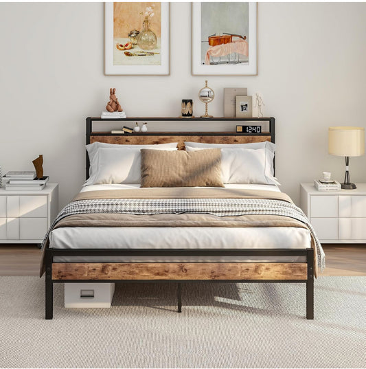 King Size Bed Frame with Storage