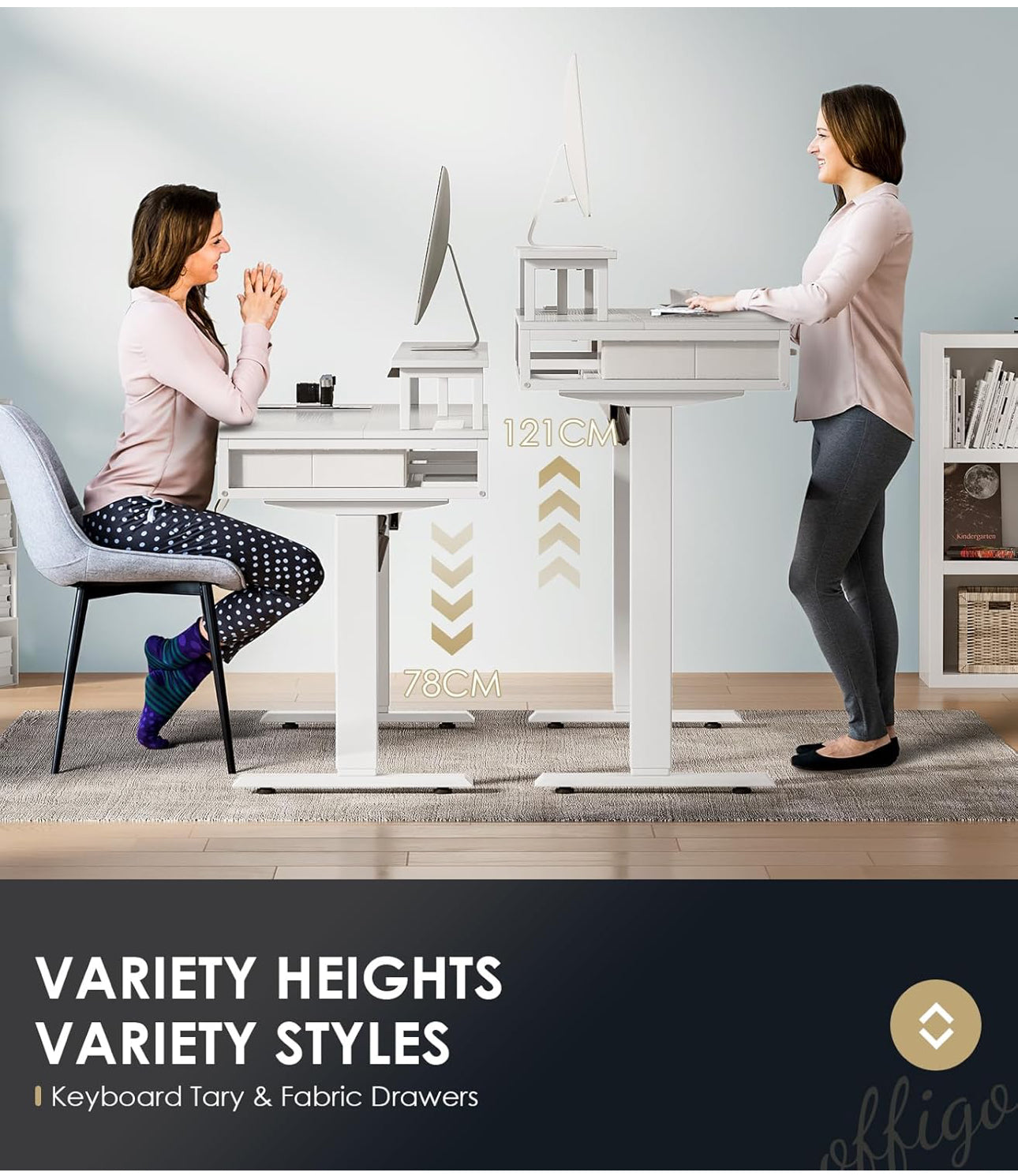 Standing Desk, Height Adjustable Desk