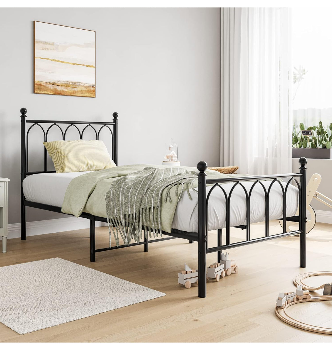 3ft Single Metal Bed