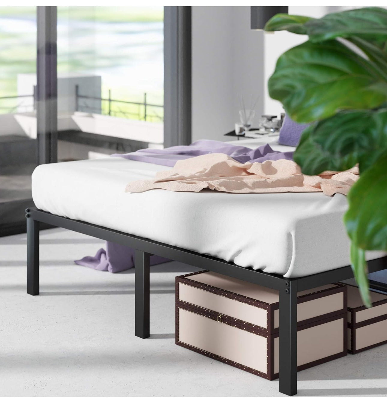 Double Bed frame - Bed 135x190 cm