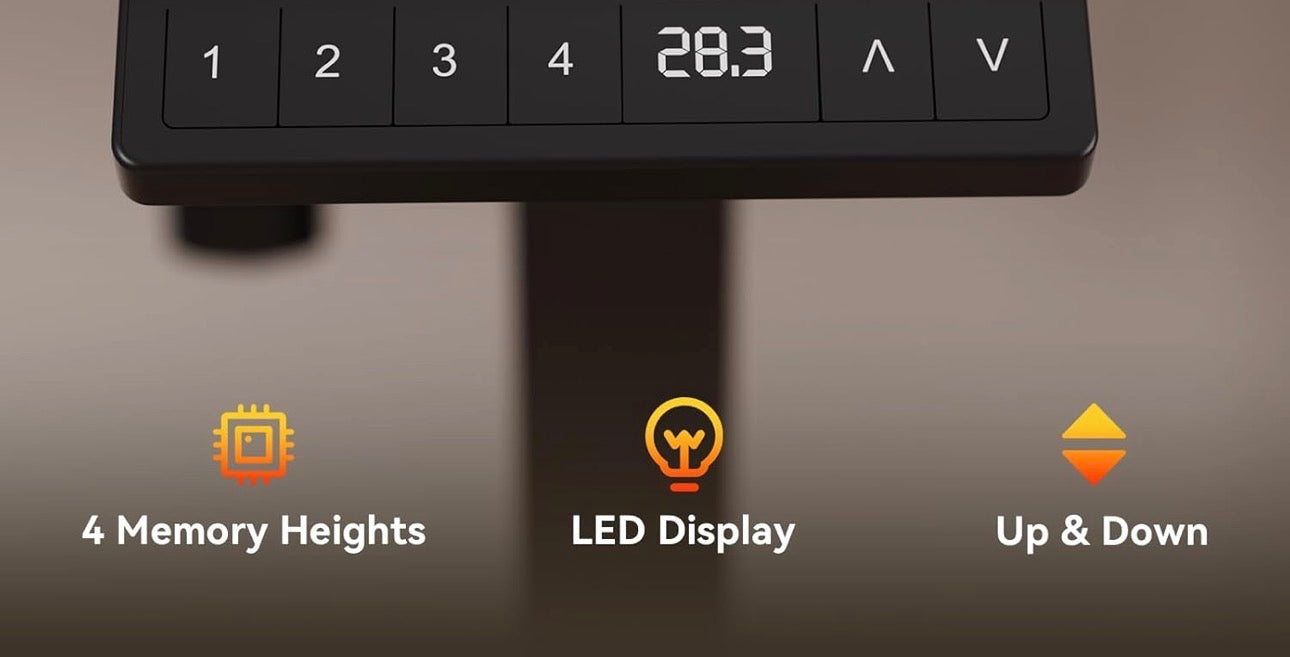 100 x 60 cm Standing Desk, Electric Height Adjusta