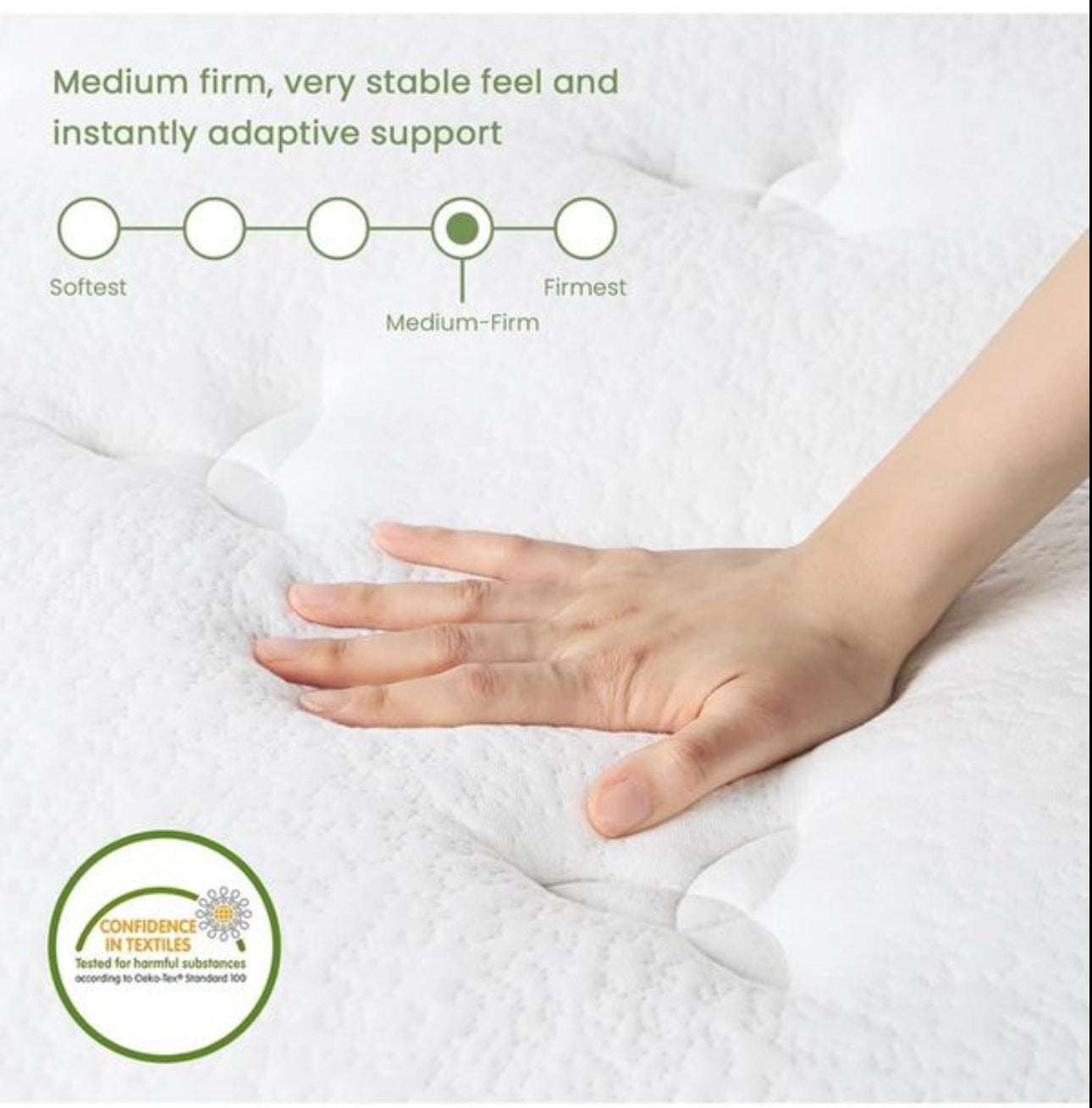 Orthopedic King Size Mattress 5FT, 10 Inch Gel Memory Foam Pocket Sprung Hybrid Mattress,