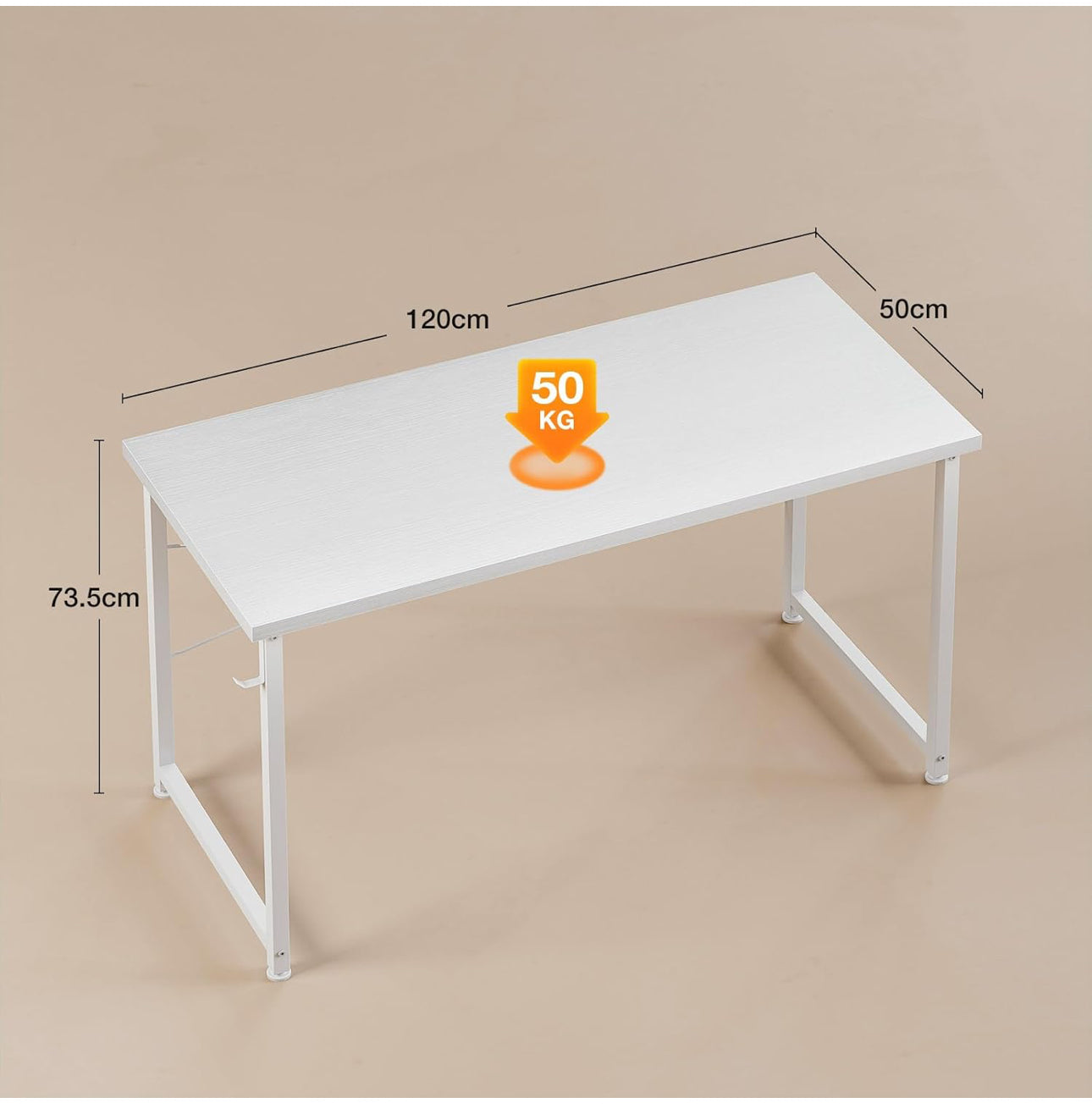 120×48 cm Desk, Small Computer Desk for Home Office