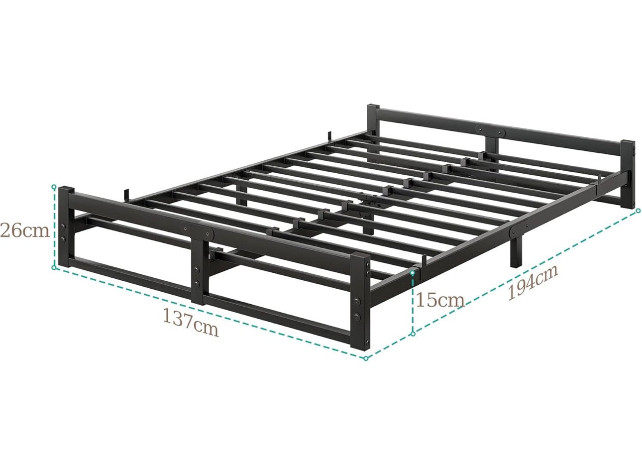 Double Bed Frame,4ft6 Floor Bed Frame Double Bed B