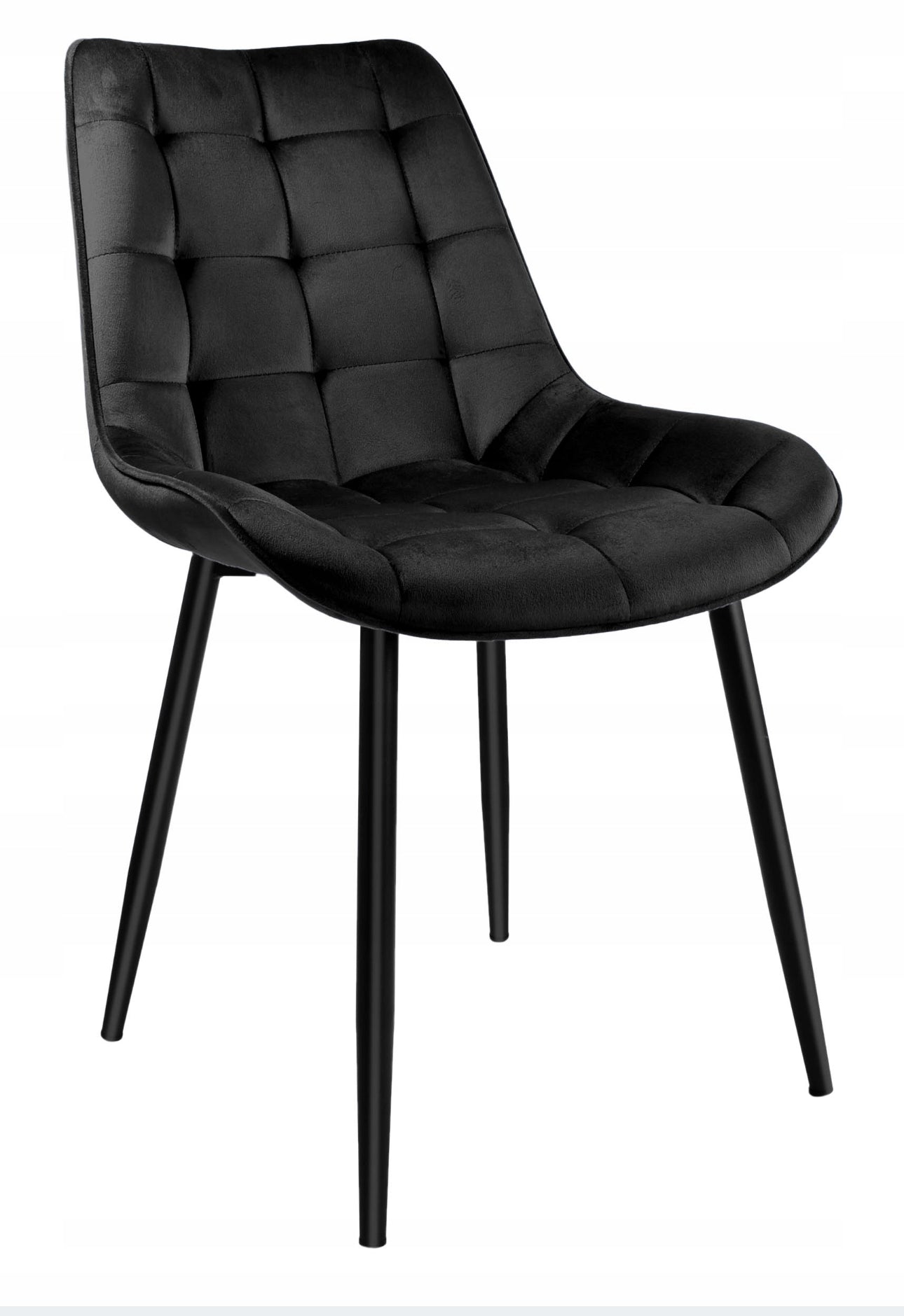 UPHOLSTERED CHAIR BLACK LOFT FOR OFFICE DINING ROOM