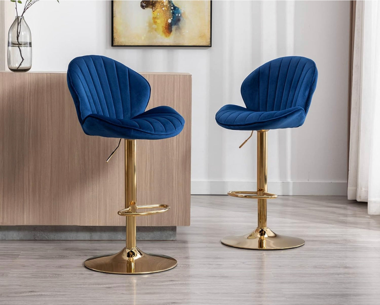 Velvet Bar Stools