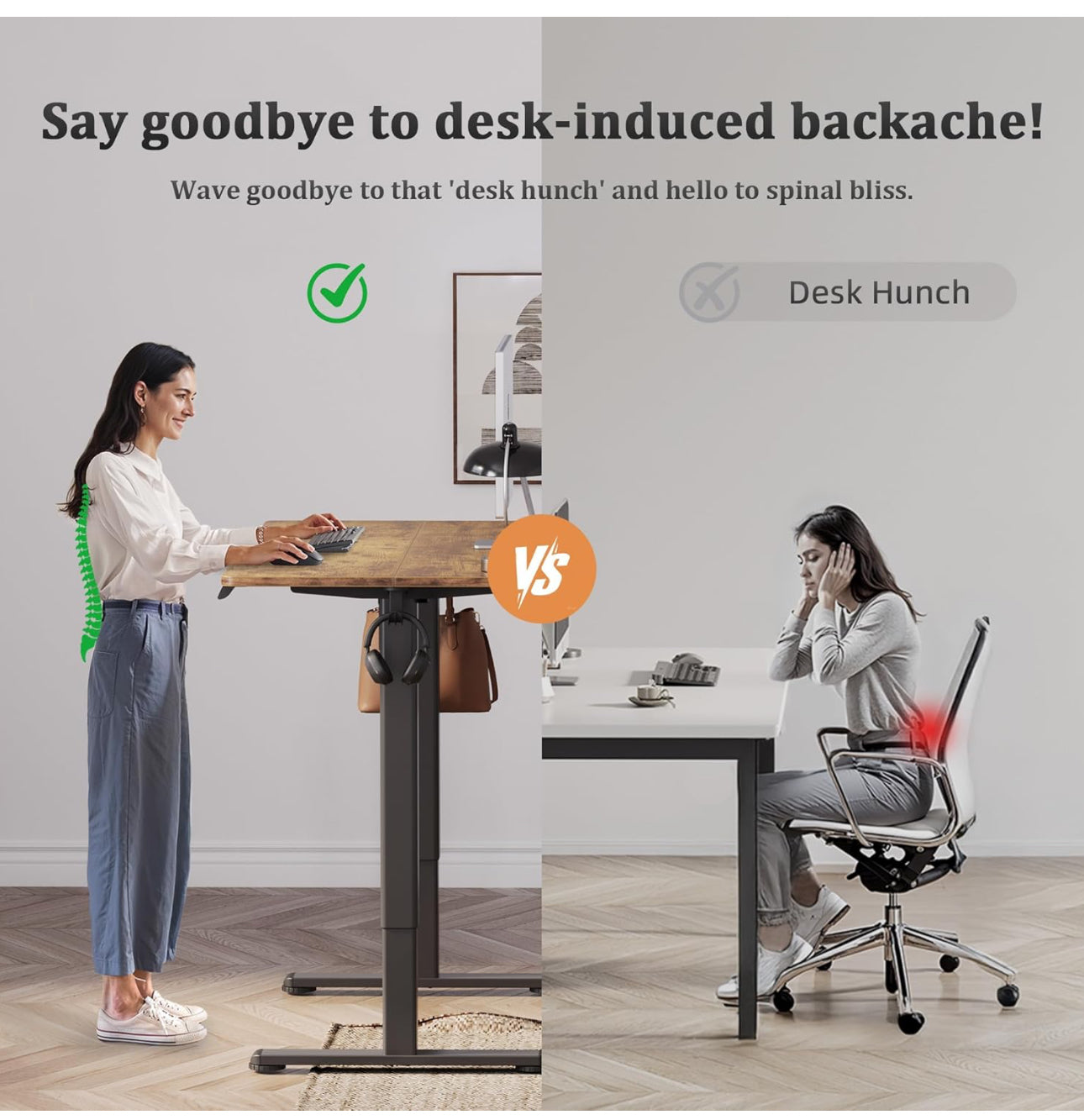 Electric Standing Desk, Adjustable Height Stand up Desk