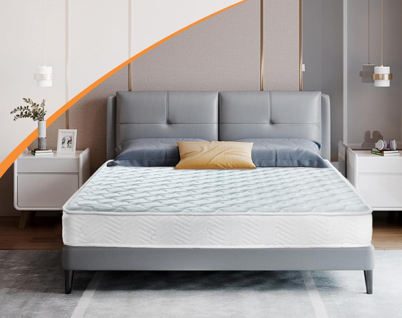 King Size Hybrid Spring and Memory Foam Mattress