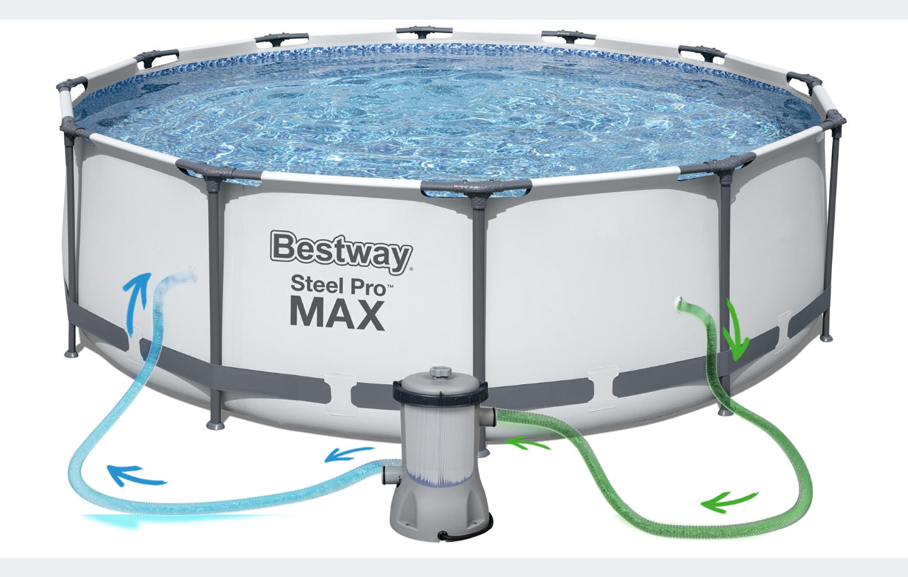 pool 366x100cm Bestway set max 17in1