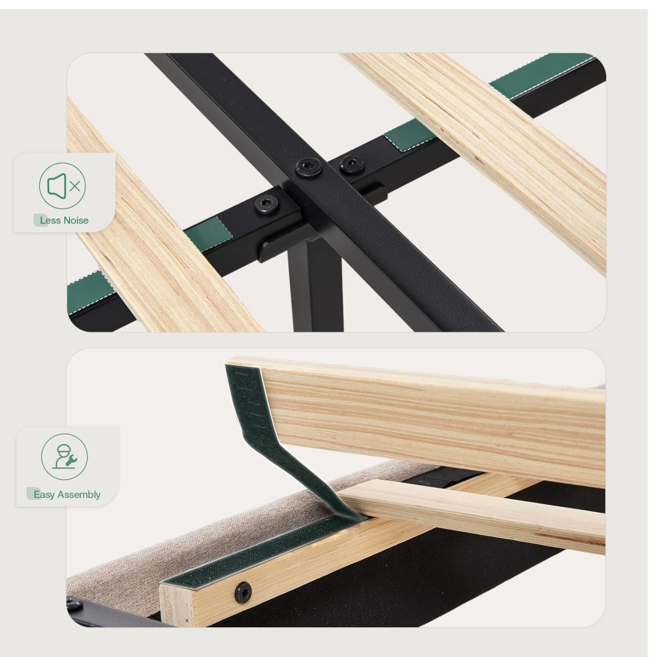 Upholstered Platform Bed Frame