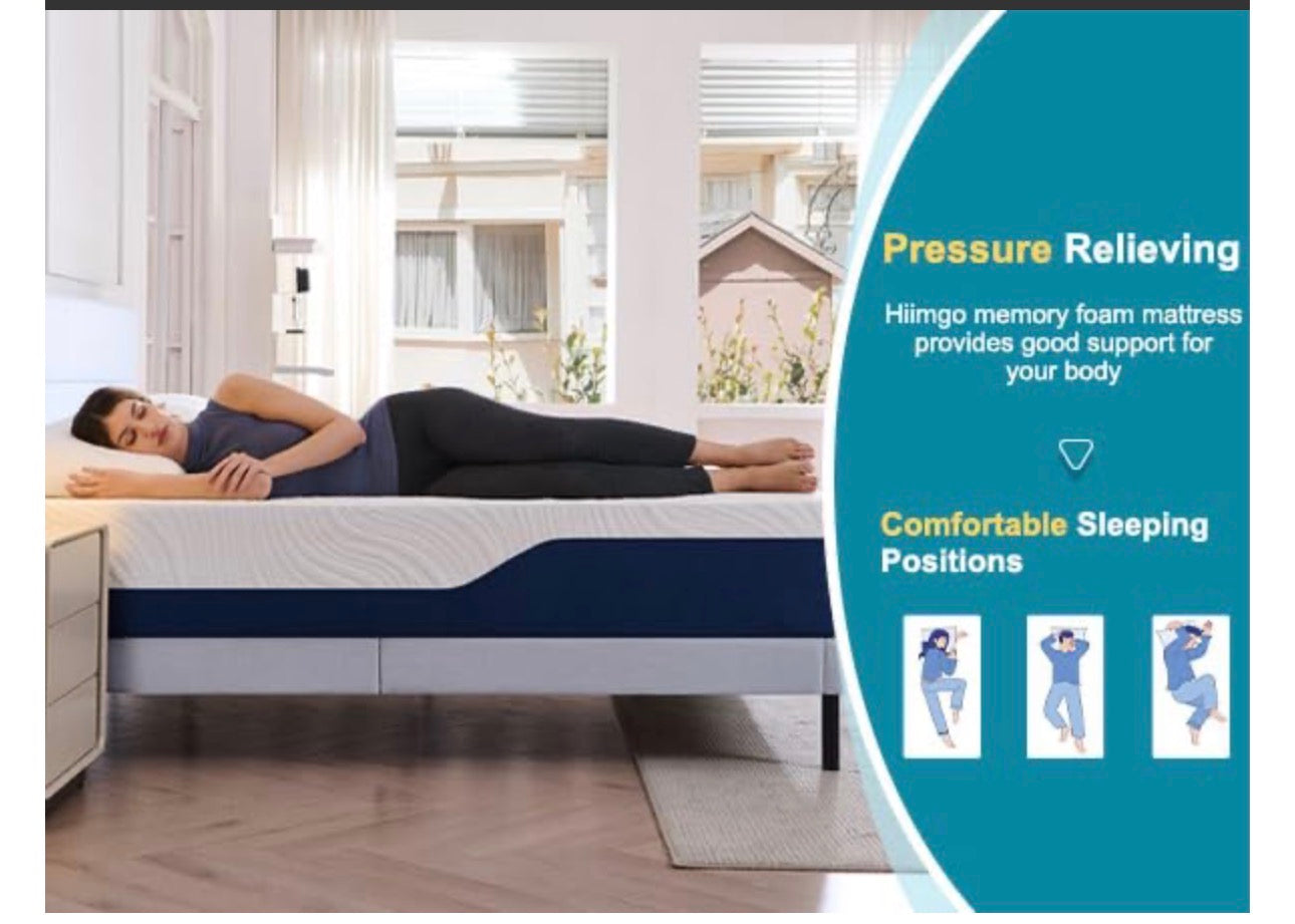 Small Double Mattress Medium Memory Foam Mattress 120x190x25cm
