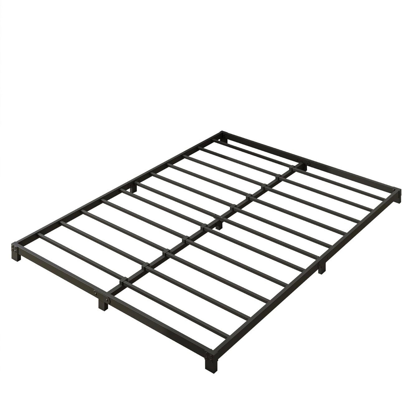 8cm Low King Size Bed frame, Metal Bed 150x200 cm