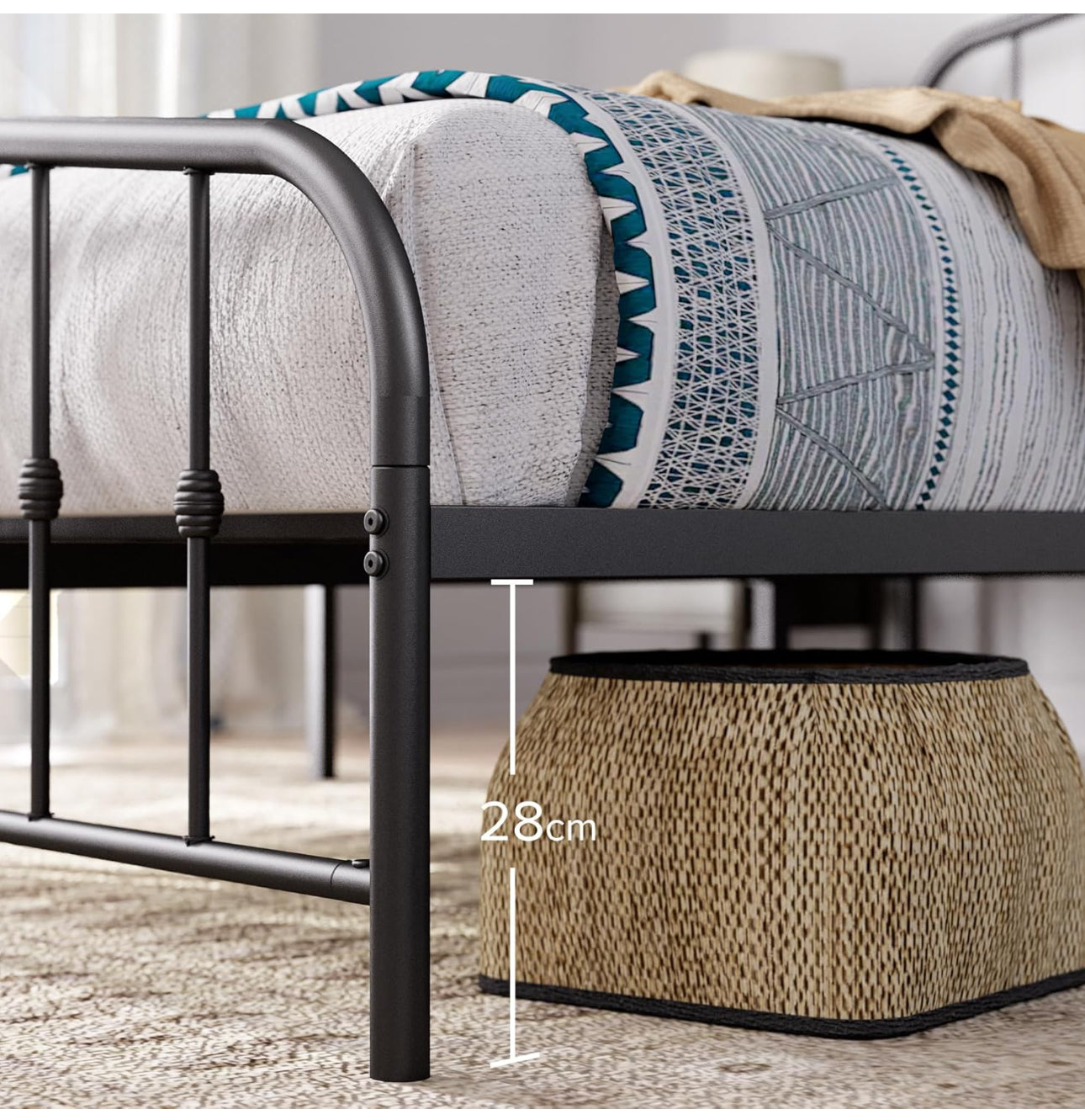 King size bed frame
