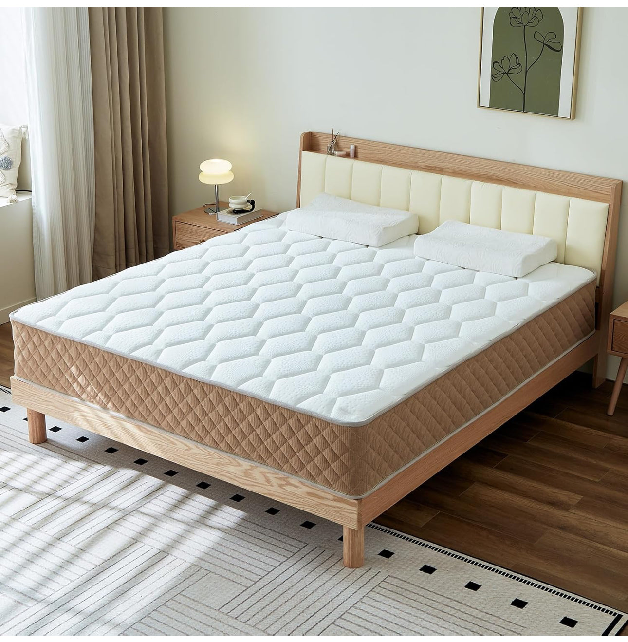 Single Mattress 3FT Memory Foam Mattress, 7-Zone Pocket Sprung Single Bed Mattress