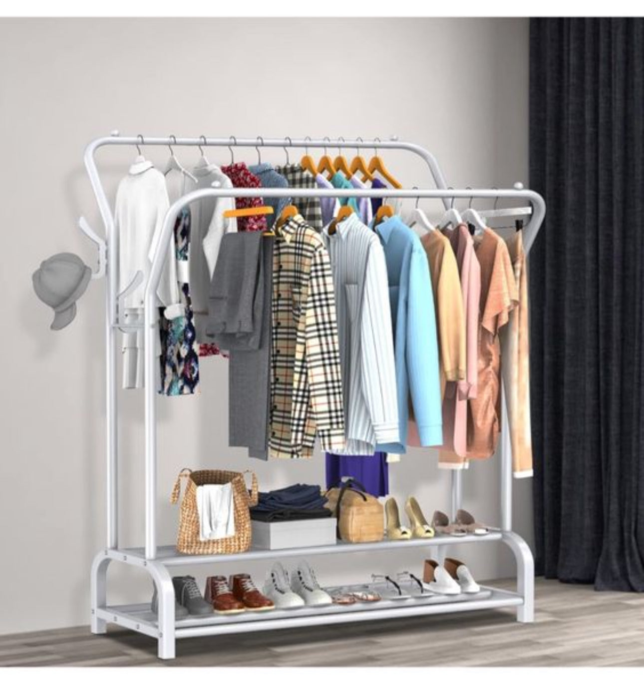 Clothes Rail White