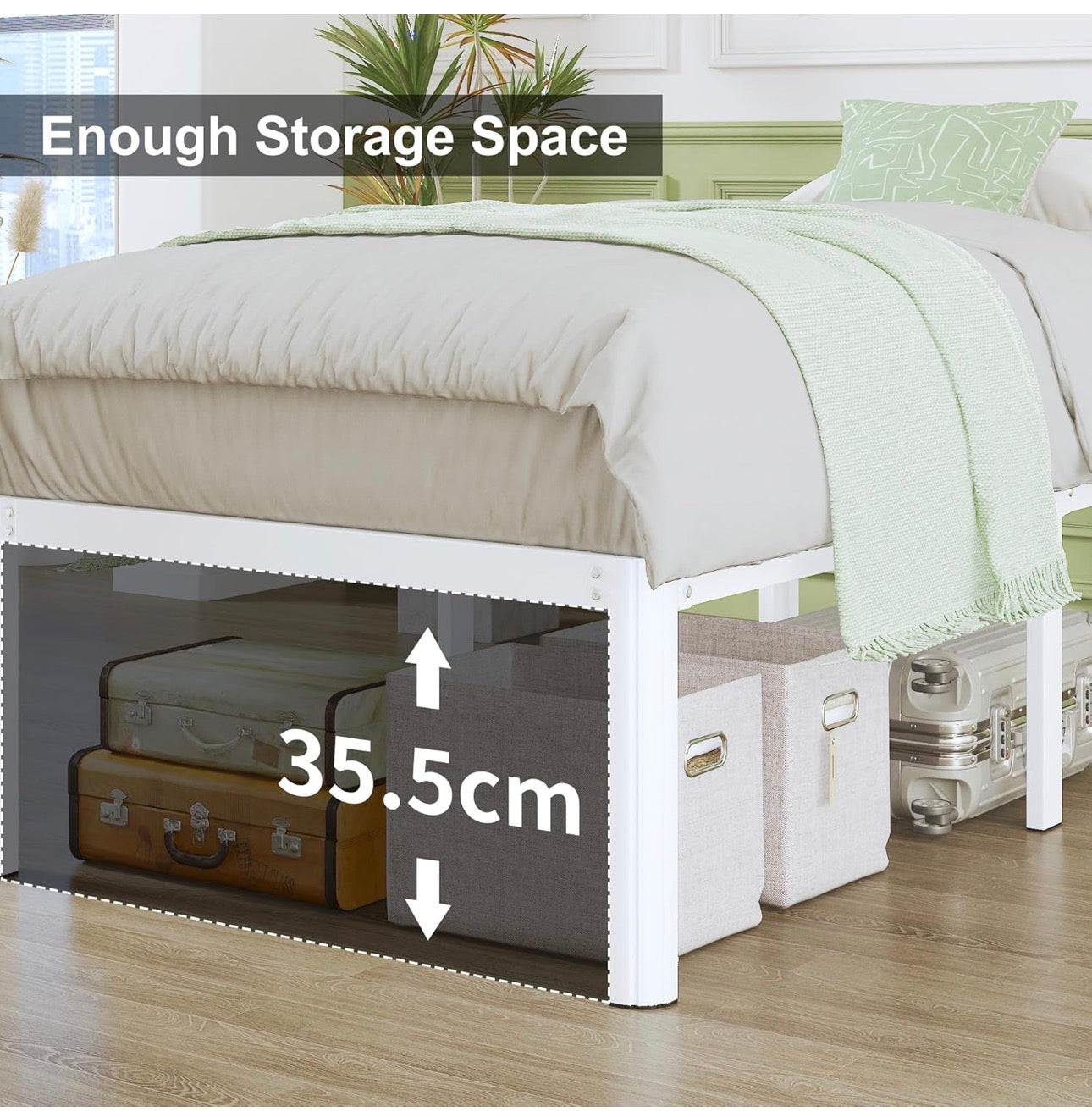 41 cm High Super King Bed Frame, 180 x 200 cm
