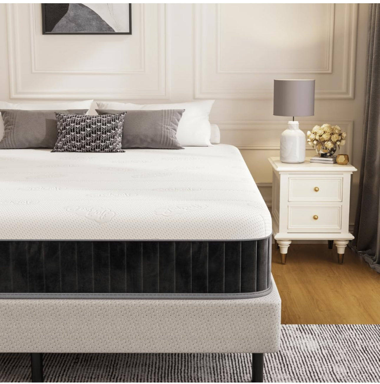 3FT Single Mattress 90x190cm  – 25cm Thick Pocket Sprung