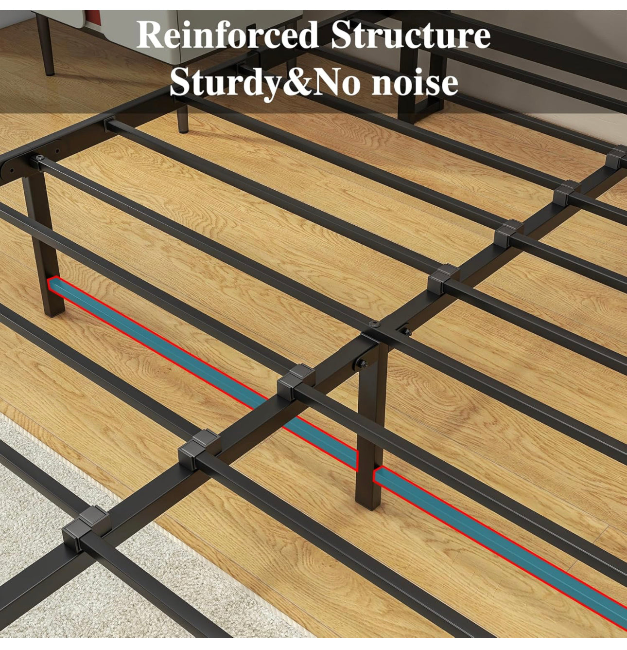 Double Bed Frame with Storage