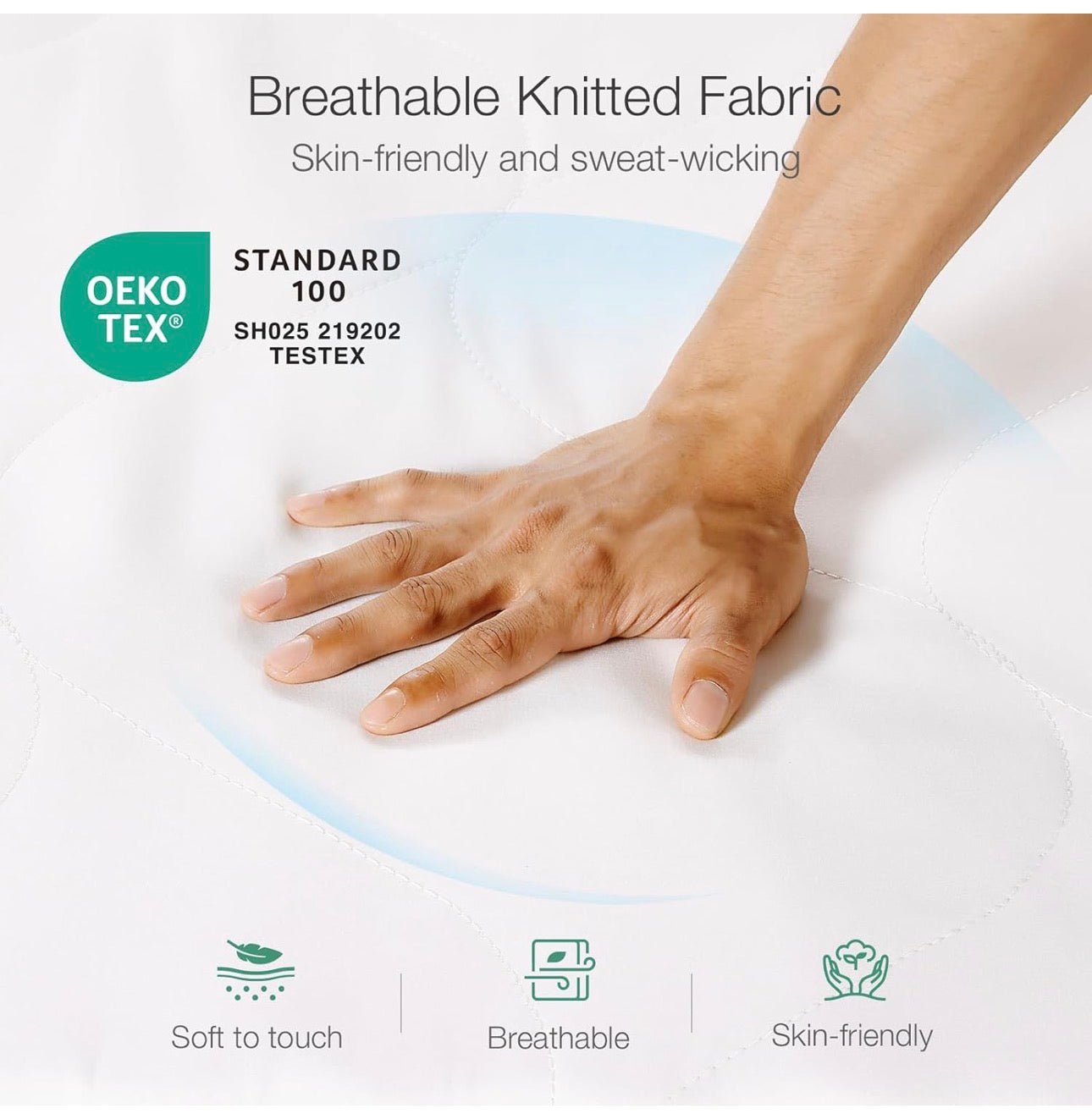 3FT Single Pocket Sprung Mattress 8 Inch Medium Soft Spring Mattress with Breathable