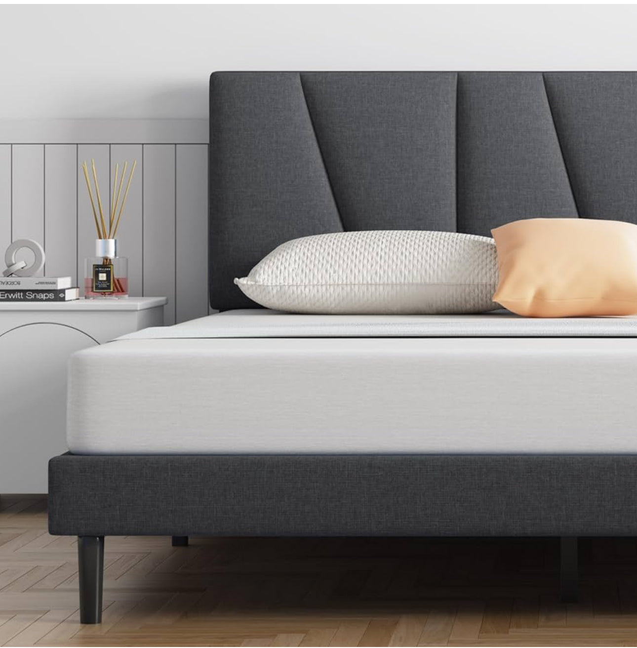 King Size Bed Frame Upholstered