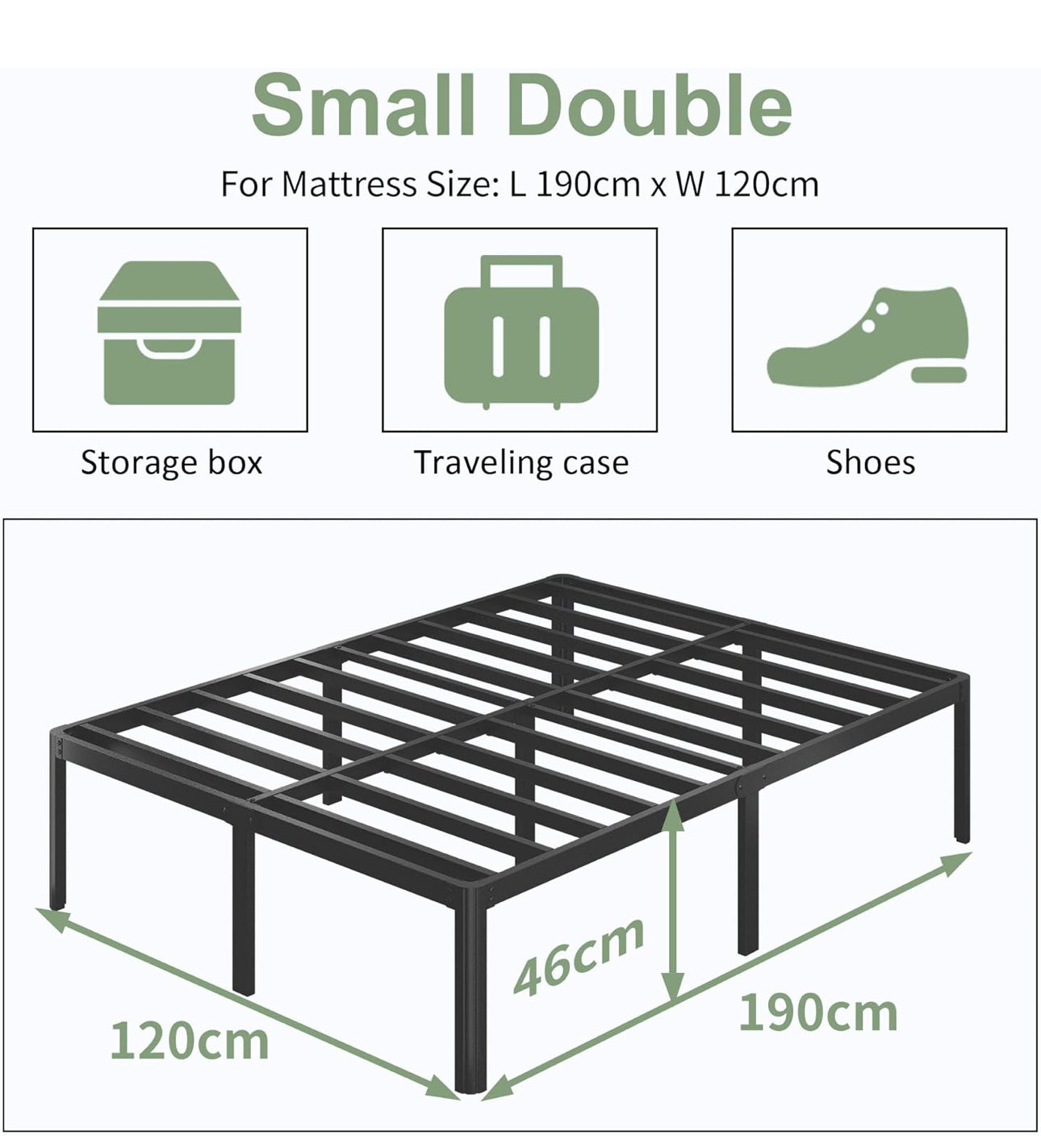 Small Double Bed Frame 4ft