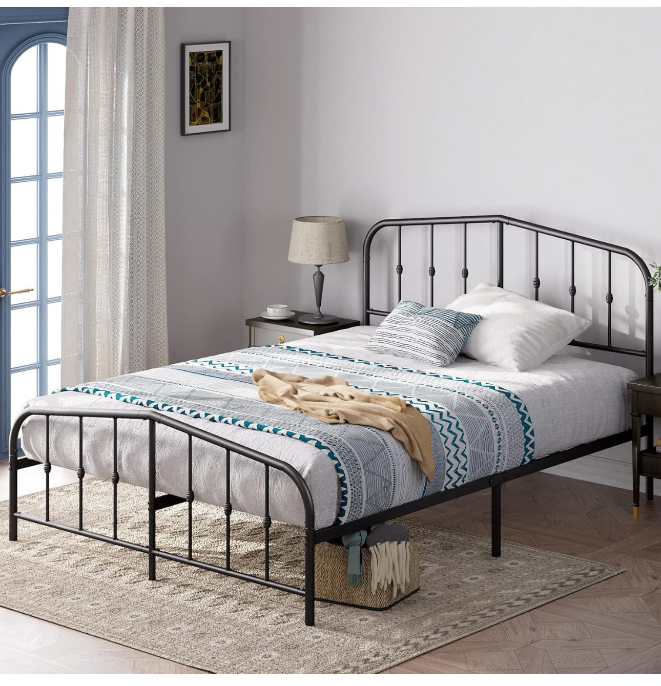 King size Bed frame - Bed 150x200 cm - 30 cm Height