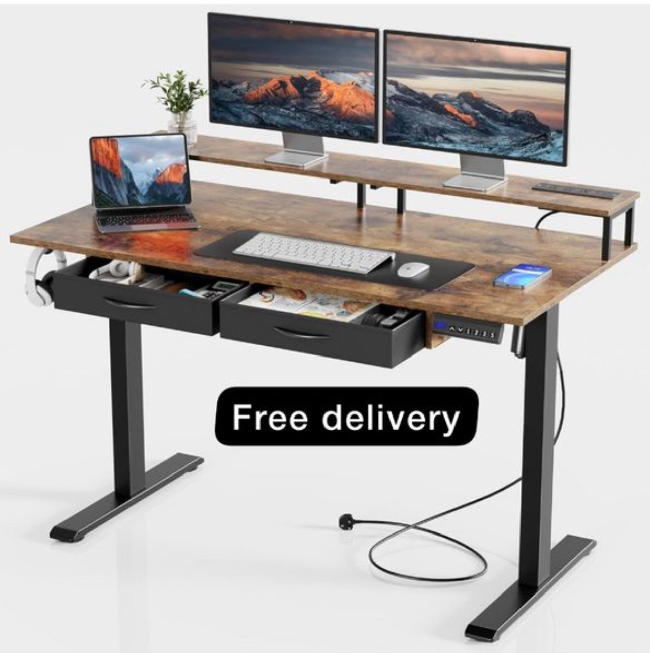 Standing Desk, Electric Height Adjustable Desk