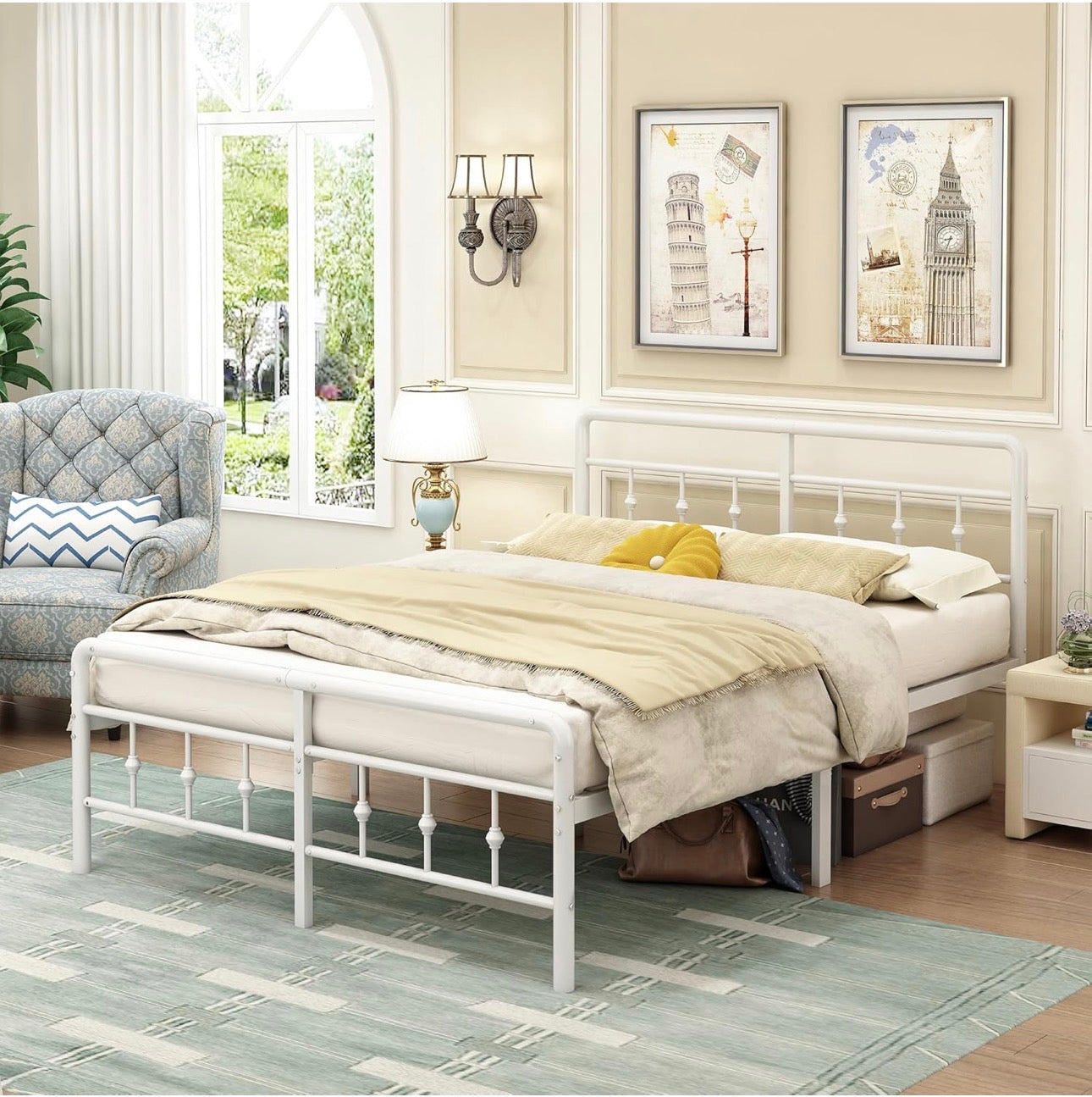 Super King Bed Frame 6ft with Headboard and Footboard