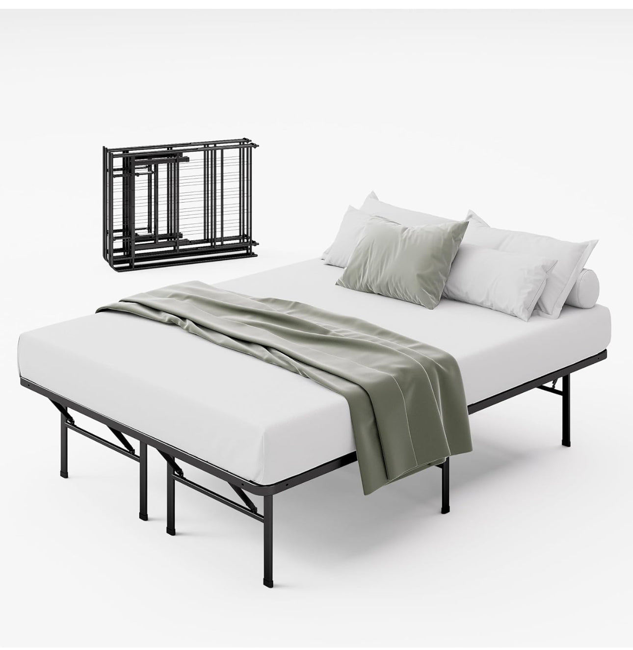 Double Bed frame Bed 135x190 cm  35 cm