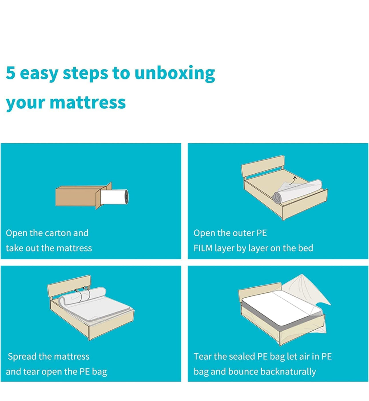 Double Mattress 4FT6 Spring Mattress