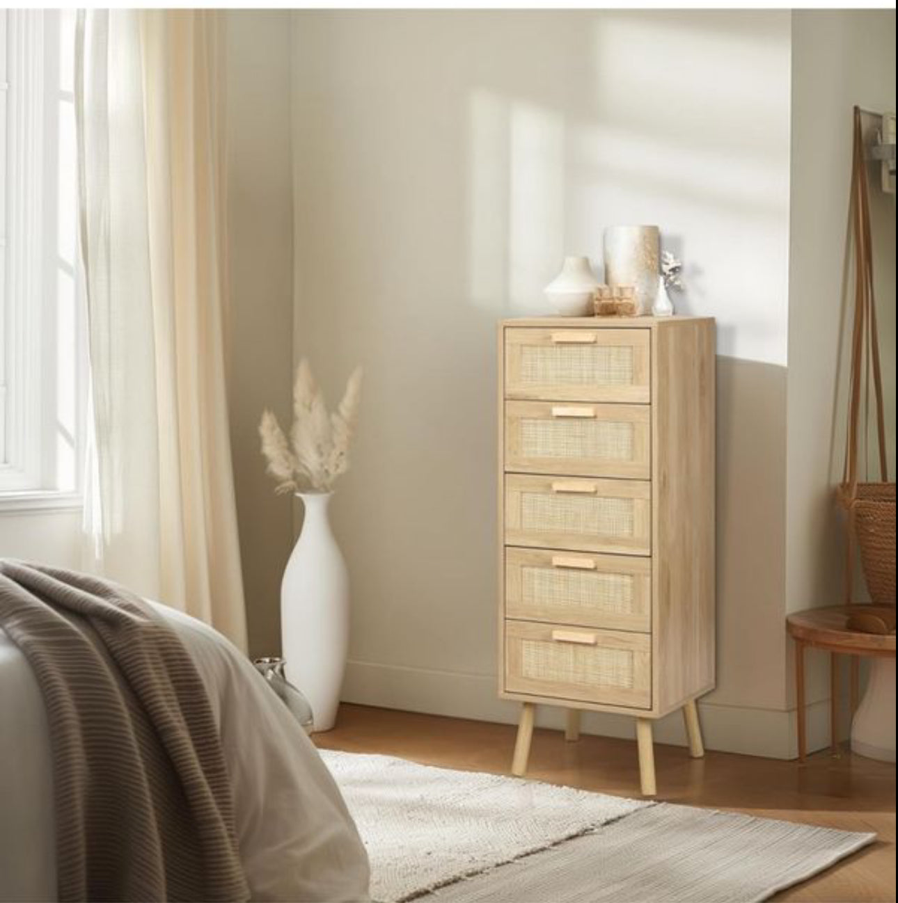Rattan Chest of Drawers Bedroom