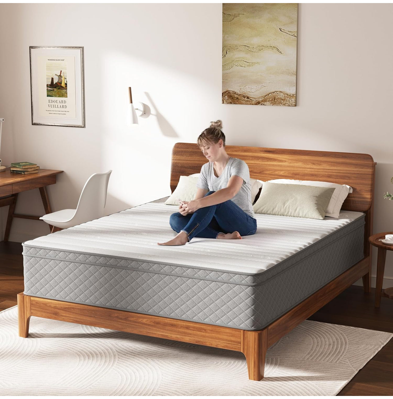 12 Inch King Size Mattress Medium Firm, OEKO-TEX Certified